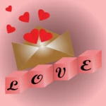 love letters for her android application logo